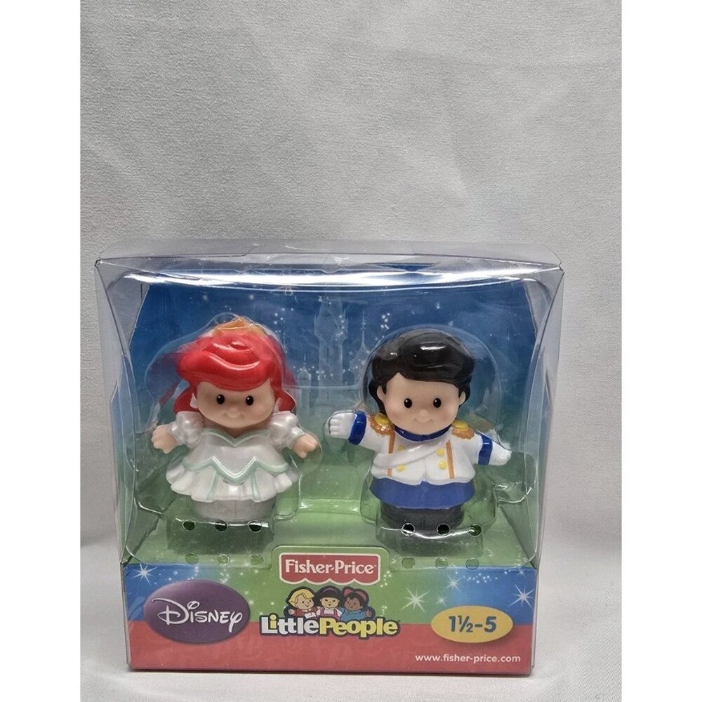 Fisher Price Disney “Little People Ariel & Prince Eric”  Walmart Exclusive - NEW - Picture 2 of 8